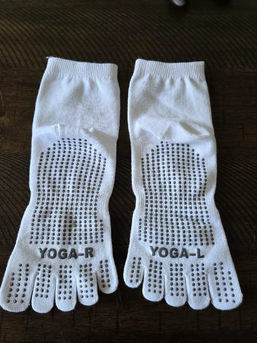 Yoga Toe Socks - White 🥕 image indicator(2)