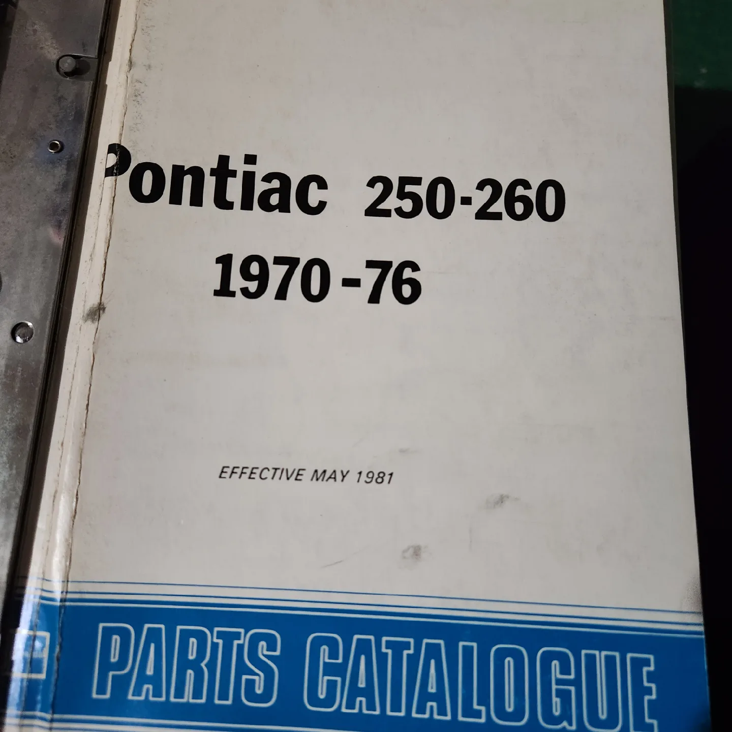 GM Master Pontiac Parts Catalogue 1970 71 72 73 74 75 76 thumbnail