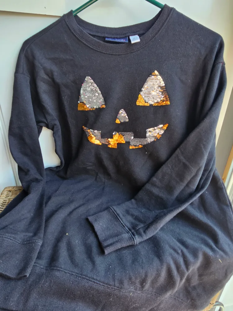 Children's Place Halloween Sequin Sweatshirt XL thumbnail