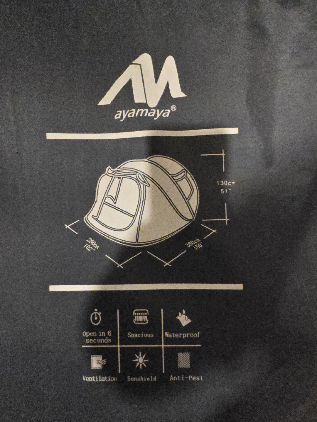 Ayamaya Pop Up Tent - Sleeps 4-6 - photo 2