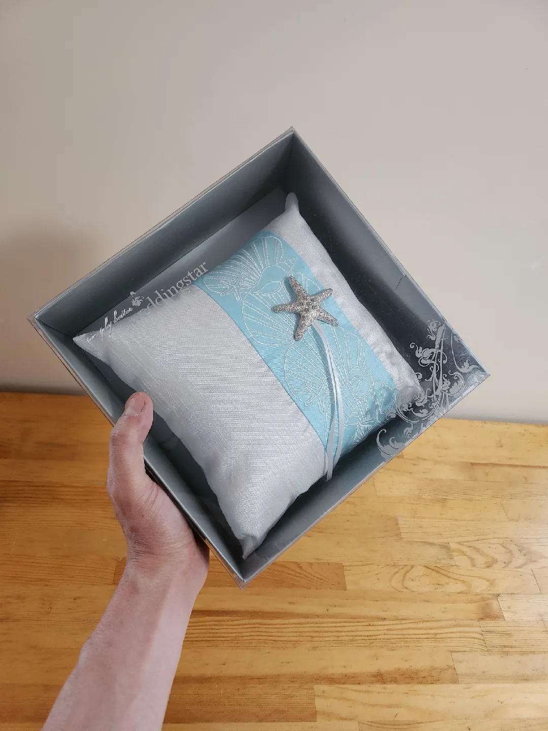Weddingstar Ring Bearer Pillow - Starfish Decor image indicator(4)