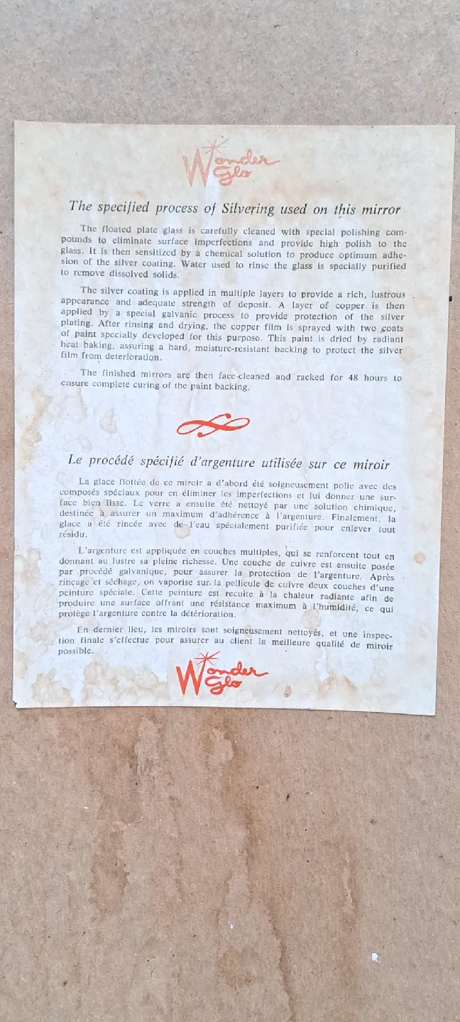 Ornate Gold Framed Mirror image indicator(4)