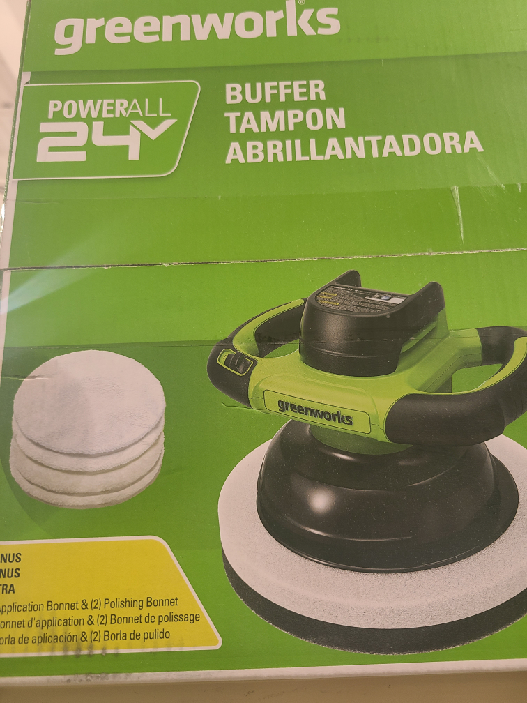 Greenworks 24V 10" Orbital Buffer/Polisher - NEW