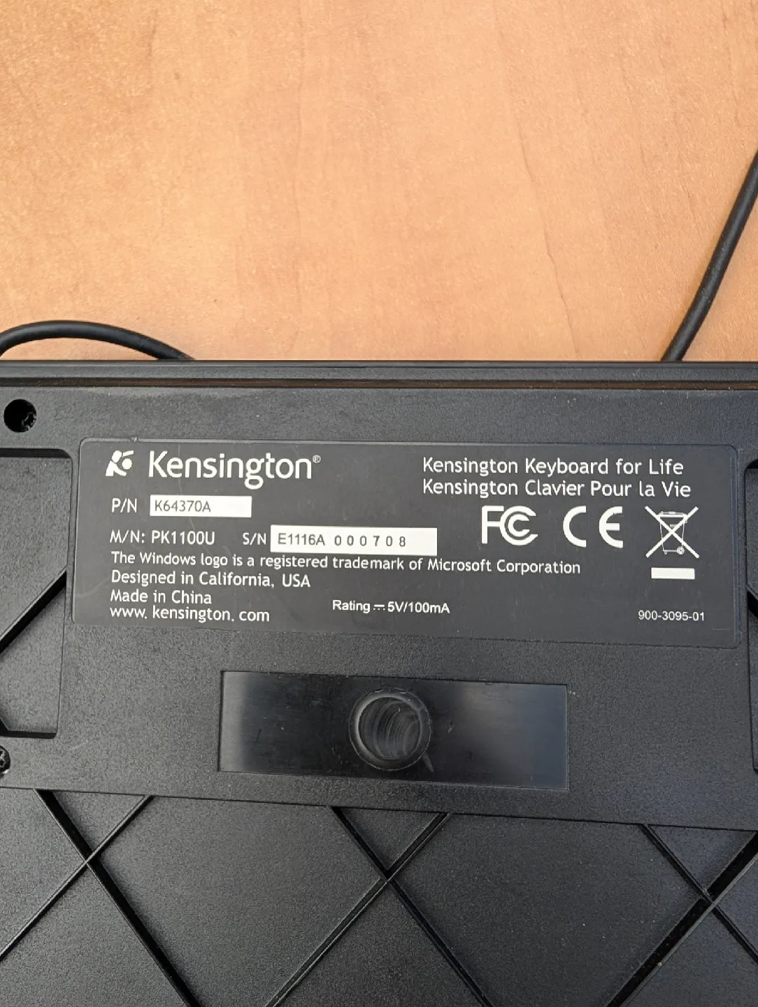 Kensington Keyboard for Life PK1100U image indicator(3)