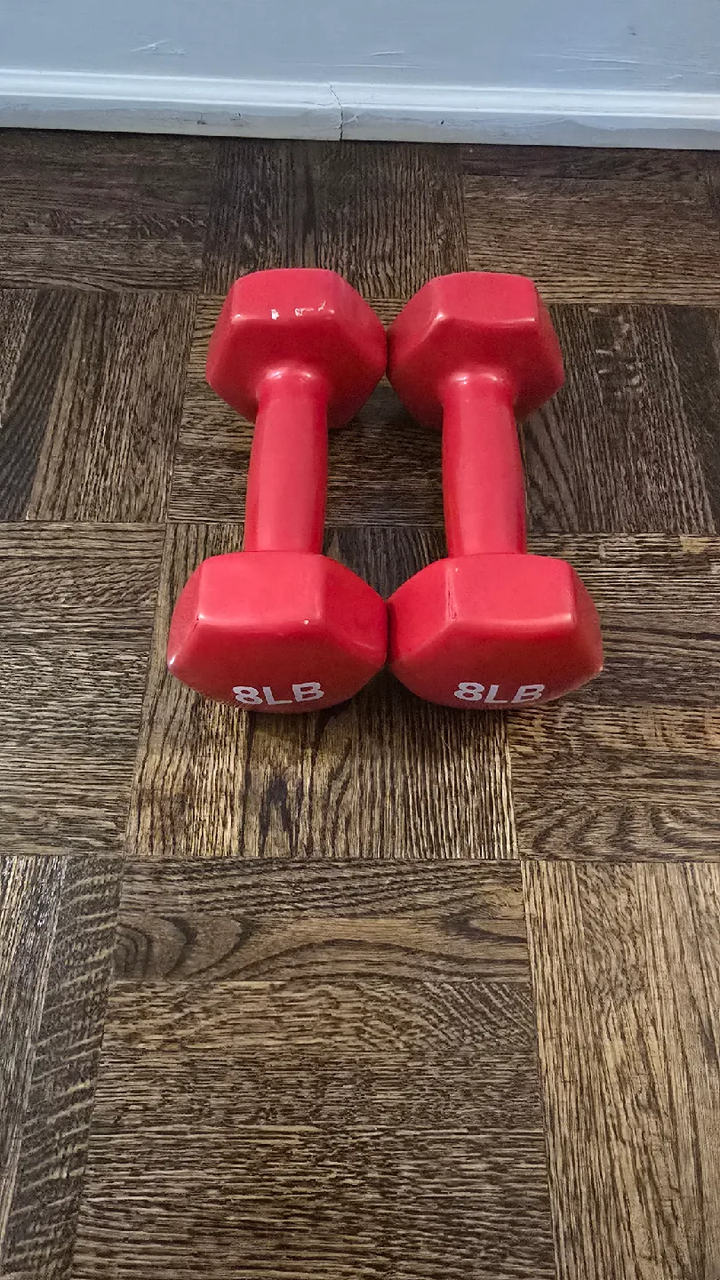 Pair of 8LB Dumbbells thumbnail