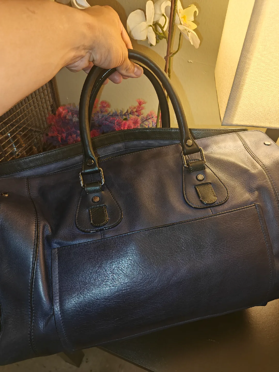 Ted Baker London Leather Duffle  luxury bag image indicator(6)