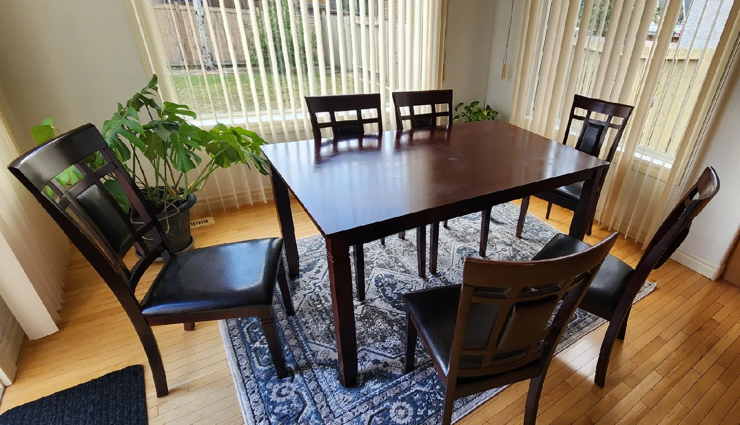 Dining Table Set with 6 Chairs image indicator(6)