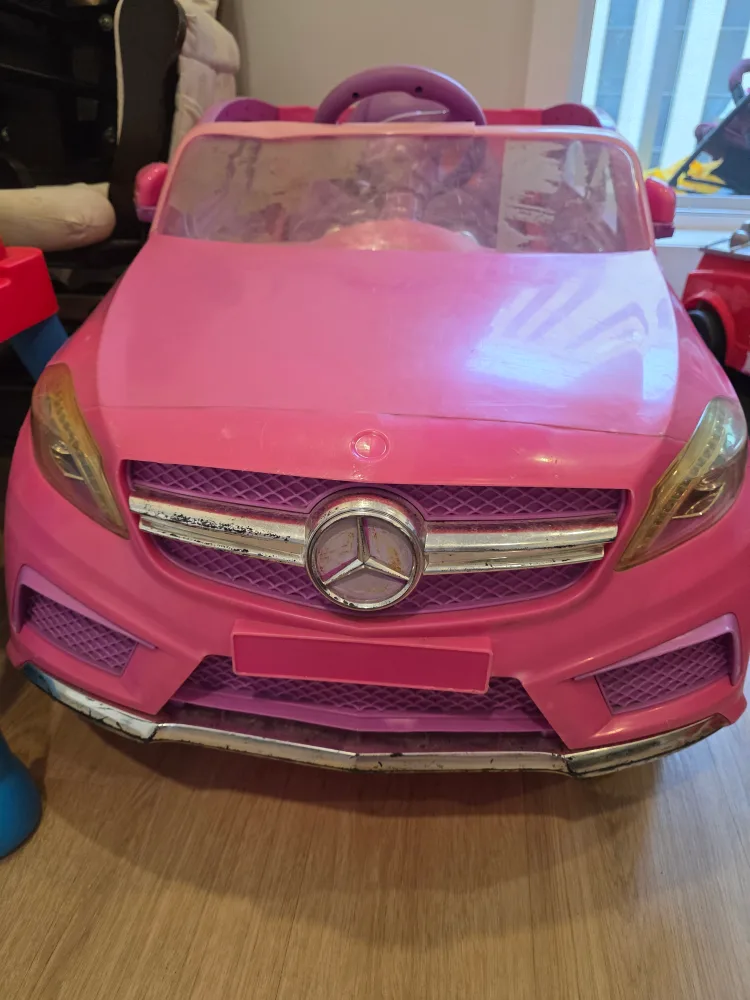 Pink Mercedes Benz Kids Ride-On Car image indicator(2)