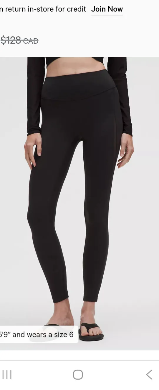 Lululemon Black Leggings thumbnail