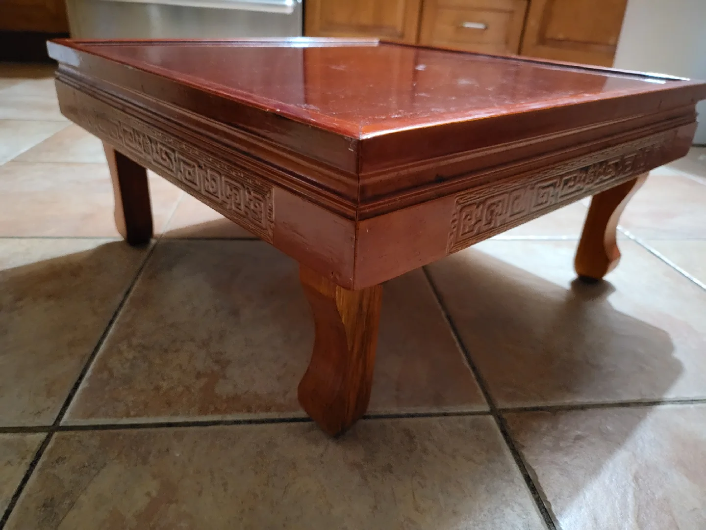 table mini red wood image indicator(2)