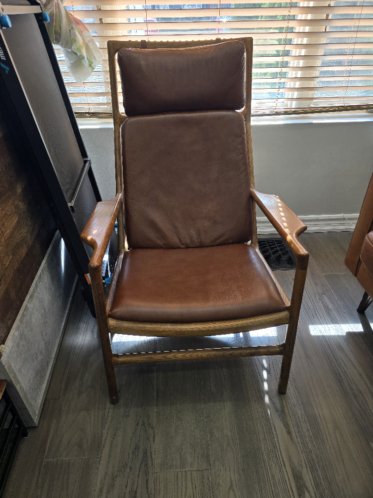 Natuzzi Editions Brown Leather Chair - photo 3