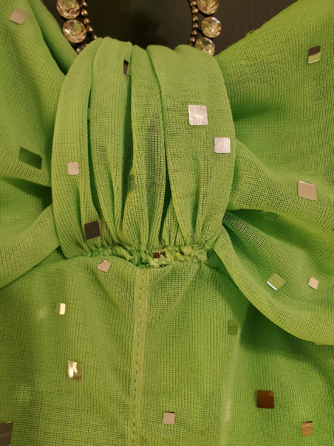 Deb Green Halter Dress - Size M 🥕 image indicator(2)