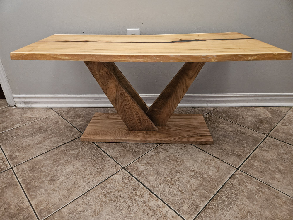 Handmade Wooden coffee Table - photo 2