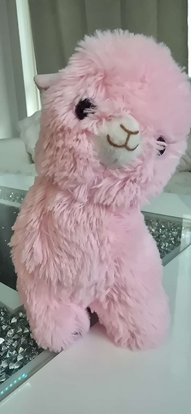Pink Alpaca Plush Toy
