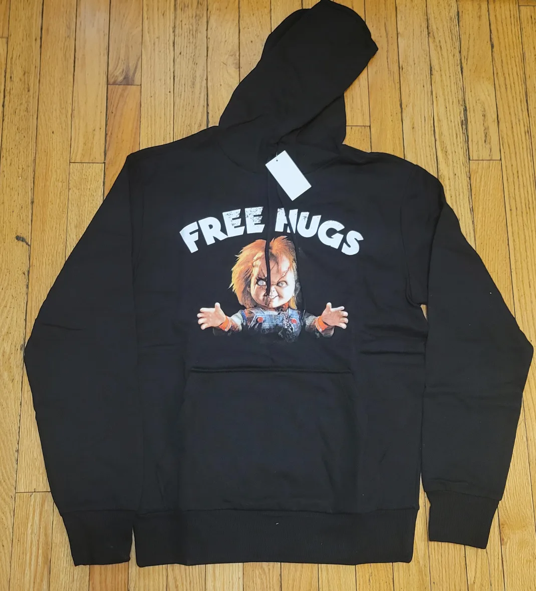 Chucky Free Hugs Hoodie - Size S - New thumbnail