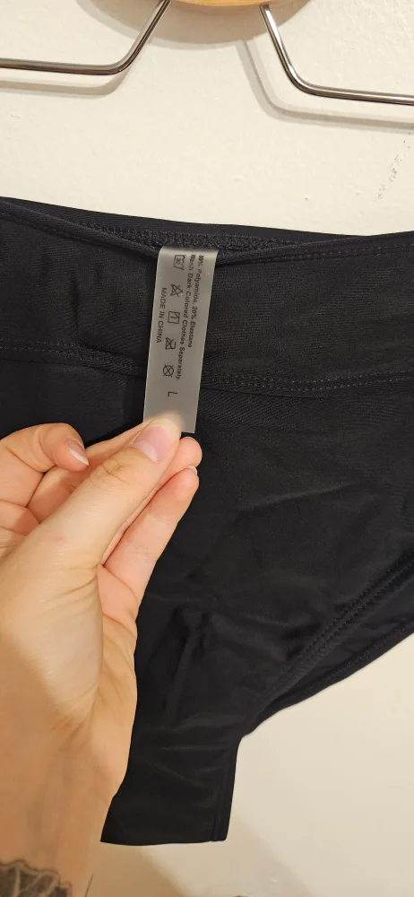 Shein Black Bikini Bottoms - Size L (NEVER WORN) image indicator(3)