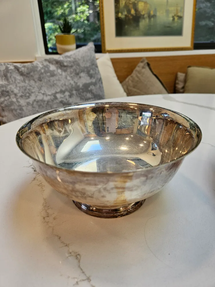 Silver Plated Serving Dishes Thanksgiving Christmas 7 piece image indicator(6)