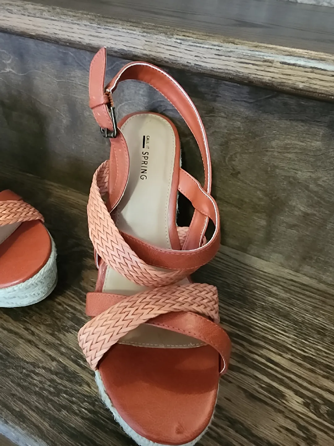 must go! never worn.Call It Spring Wedge Sandals - Size 8 image indicator(2)