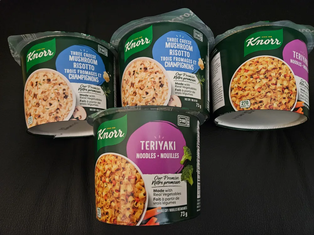 🥕Knorr Three Cheese Mushroom Risotto & Teriyaki Noodles thumbnail