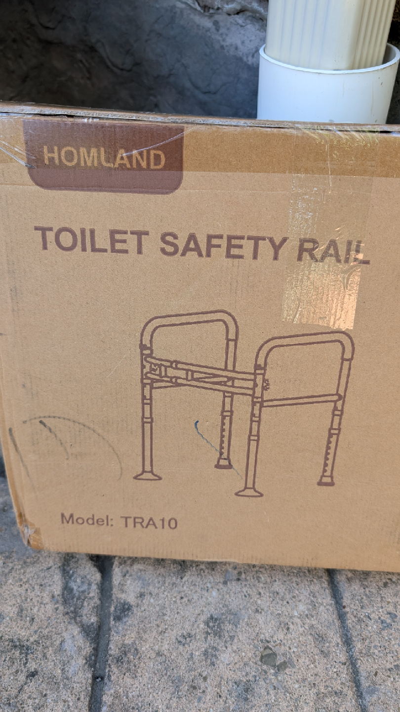 New - Toilet Safety Rails, 350 LBS - photo 4