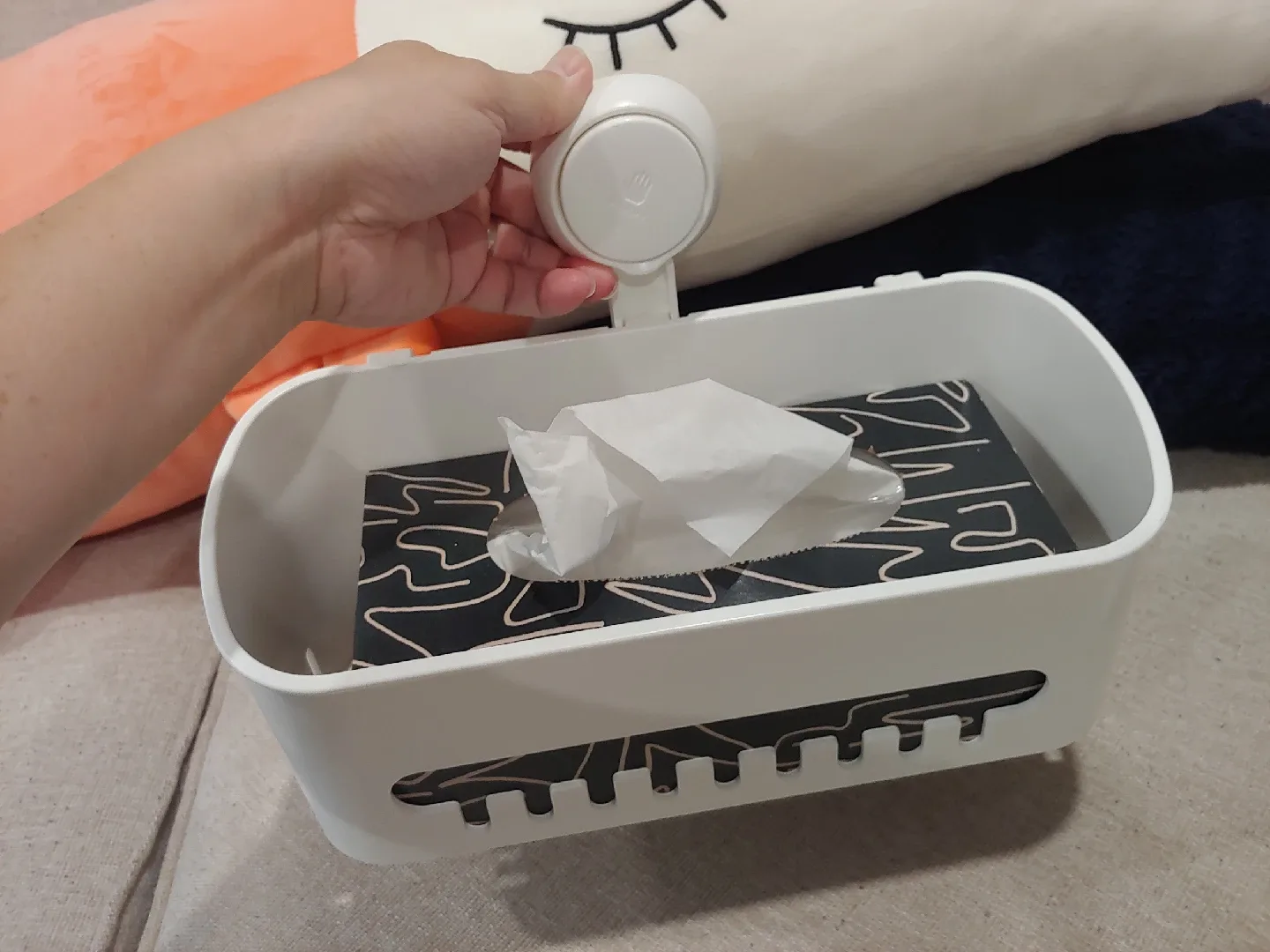 Adjustable Bathroom Caddy Hanging Shelf image indicator(3)