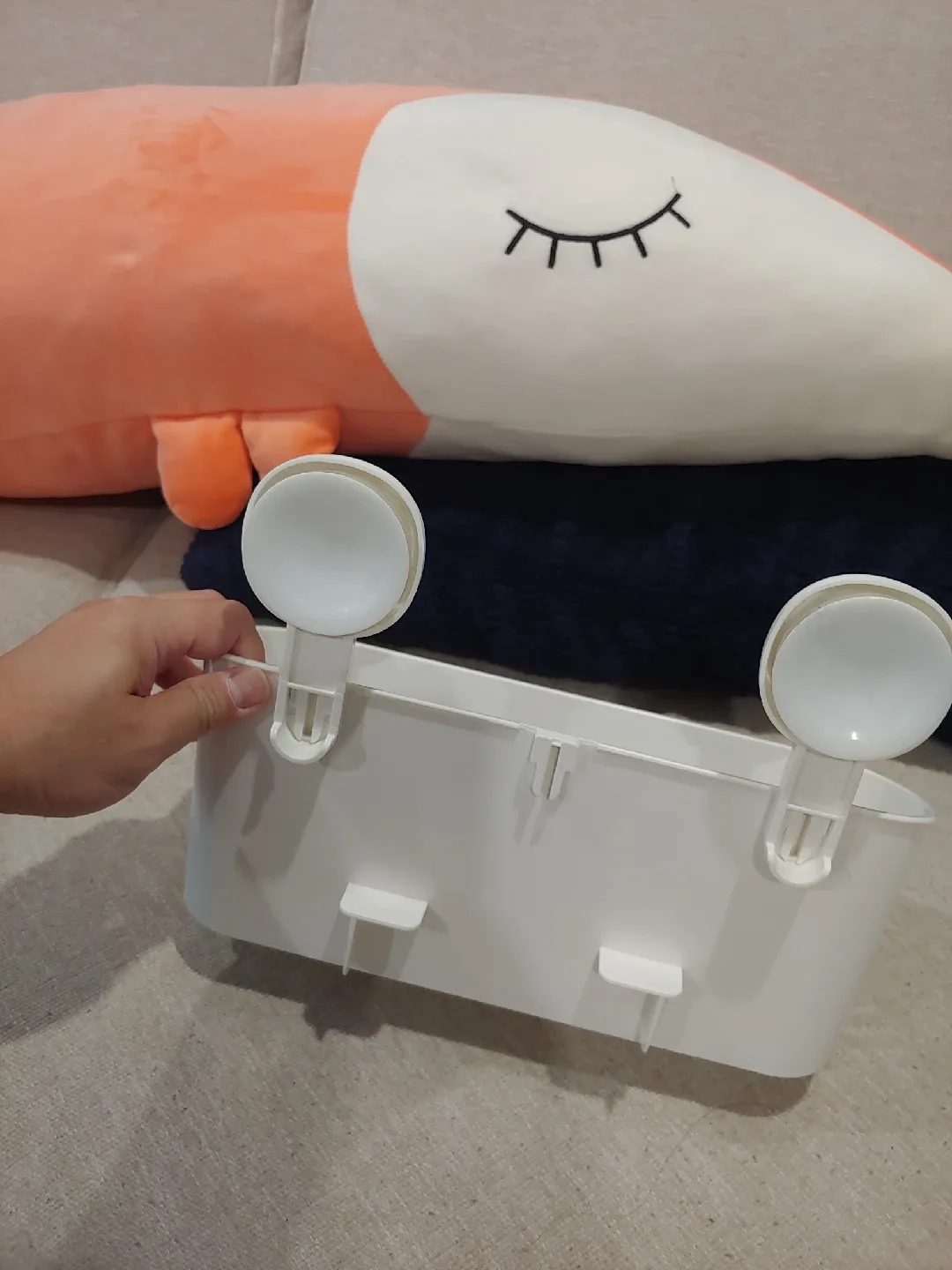 Adjustable Bathroom Caddy Hanging Shelf image indicator(5)