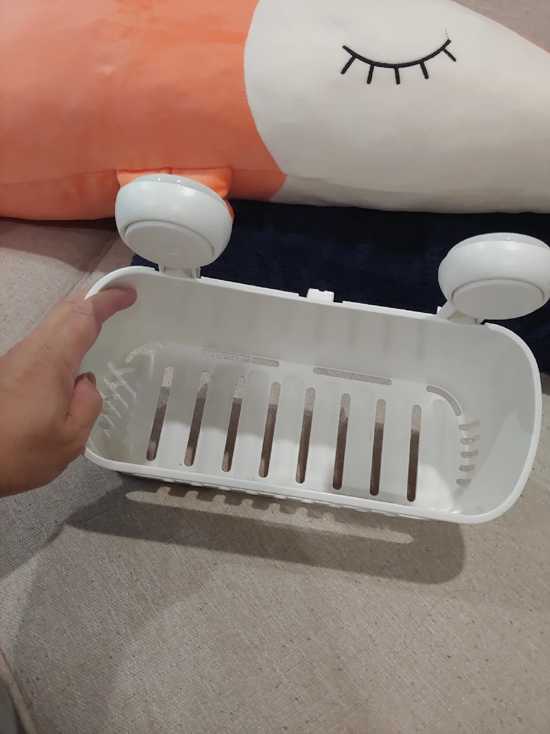 Adjustable Bathroom Caddy Hanging Shelf image indicator(7)