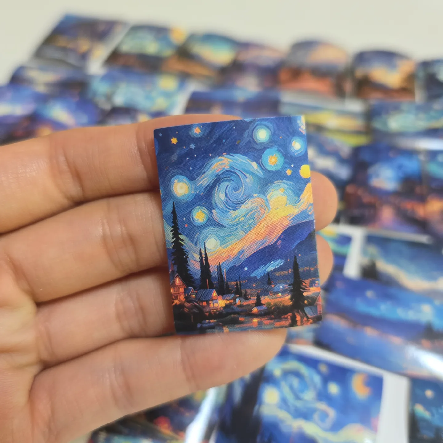 Lot of Van Gogh Inspired Paintings Vinyl Stickers image indicator(8)