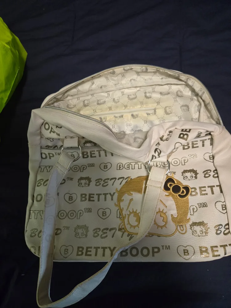 Betty Boop Cream Tote Bag image indicator(3)