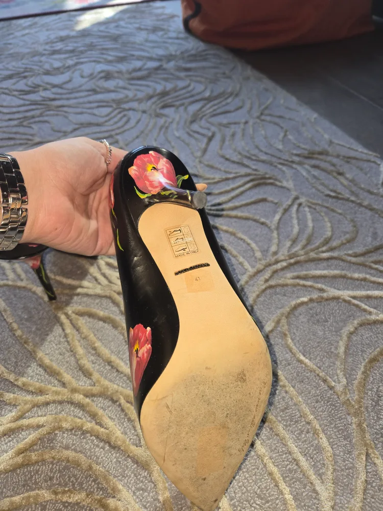 Dolce & Gabbana Floral Heels - Size 41 image indicator(5)