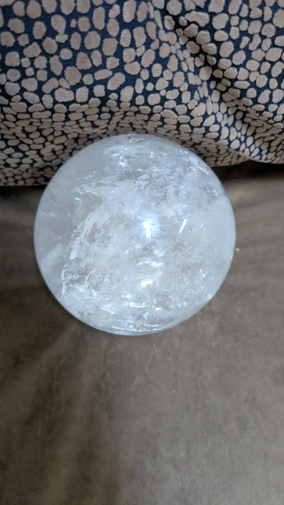 🥕👀- WOOOW- Clear Crystal Ball or Quartz ball FCFS image indicator(10)