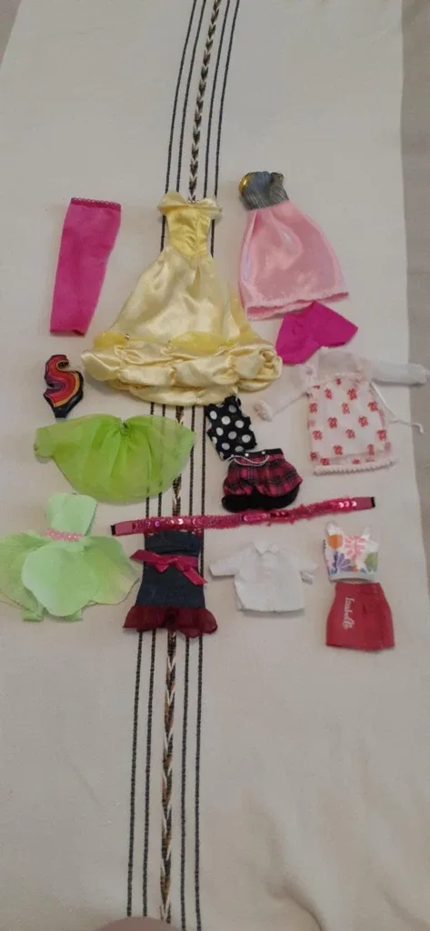 Barbie Doll Clothes Lot - Dresses, Skirts, Tops thumbnail