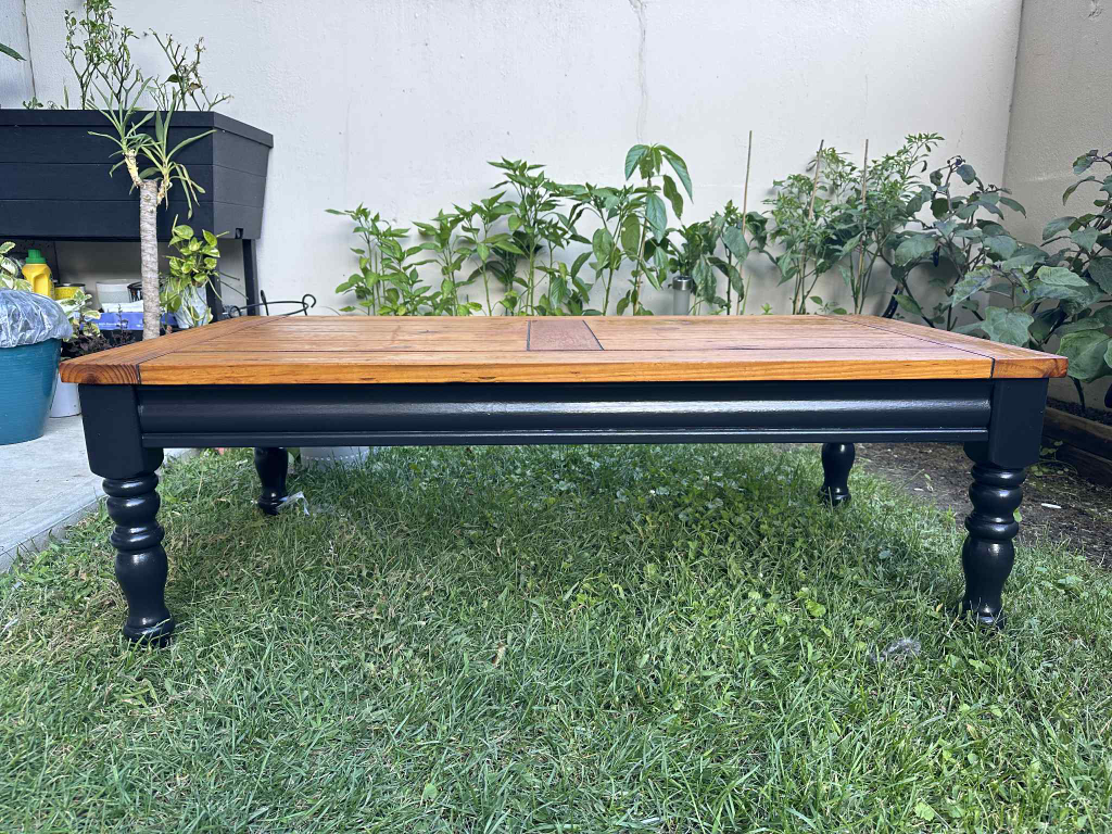 Wood Coffee Table - Black and Brown - photo 4