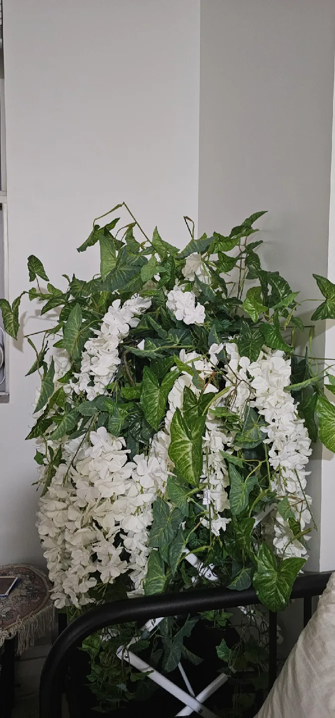 Artificial Plant with White Flowers 🥕 $20 thumbnail