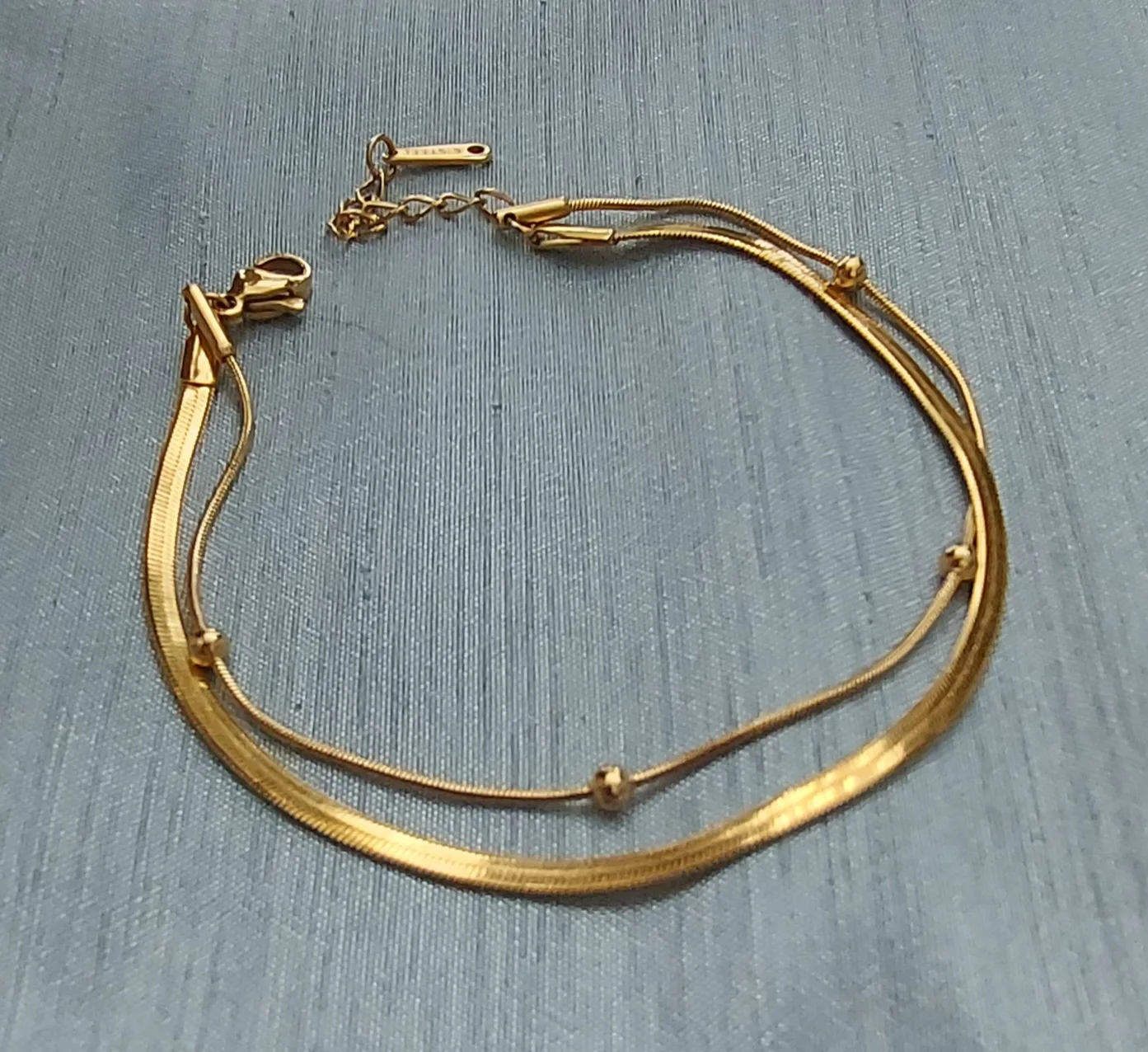 🆕18k gold plated S-STEEL Bracelet thumbnail