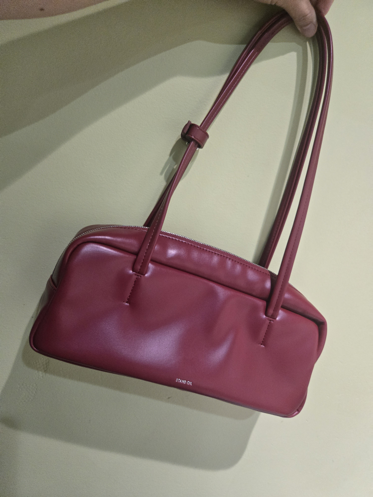 STAND OIL More Baguette Bag - Red Wine