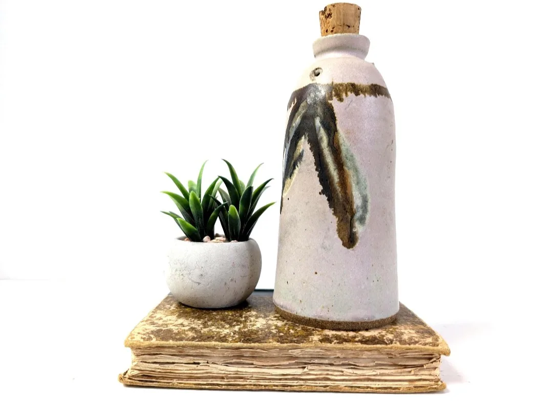 Pottery Cruet Bottle ~ Jar ~ Canister image indicator(2)