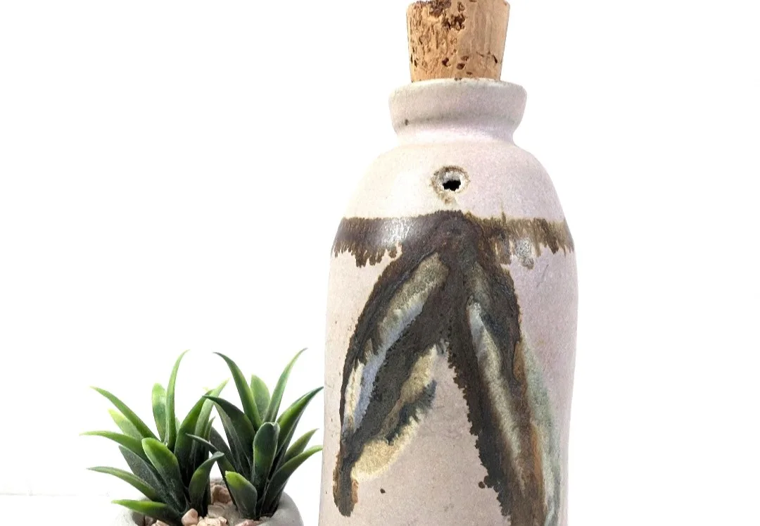 Pottery Cruet Bottle ~ Jar ~ Canister image indicator(3)
