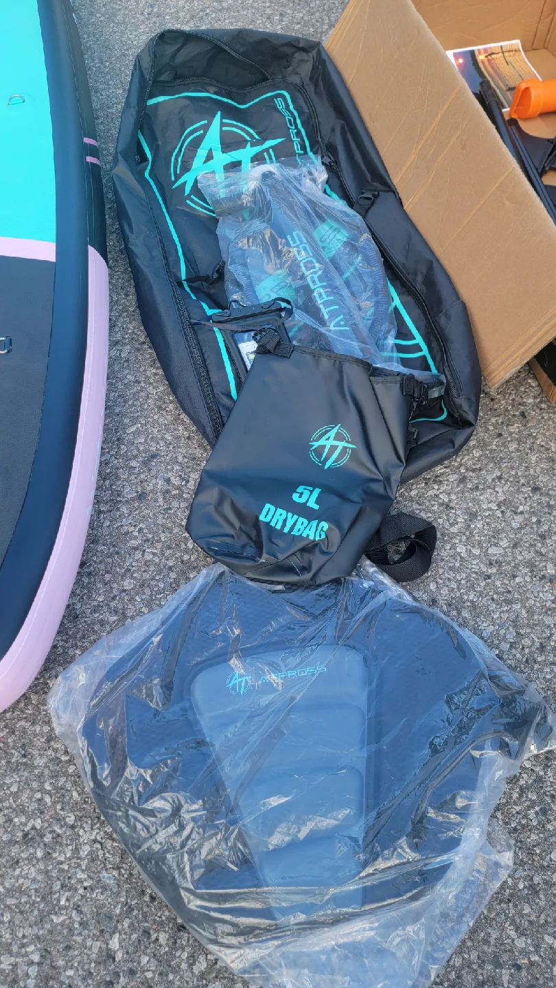 ATPROSS 11'6"x35" Inflatable Paddle Board – Extra Wide 450lbs image indicator(4)