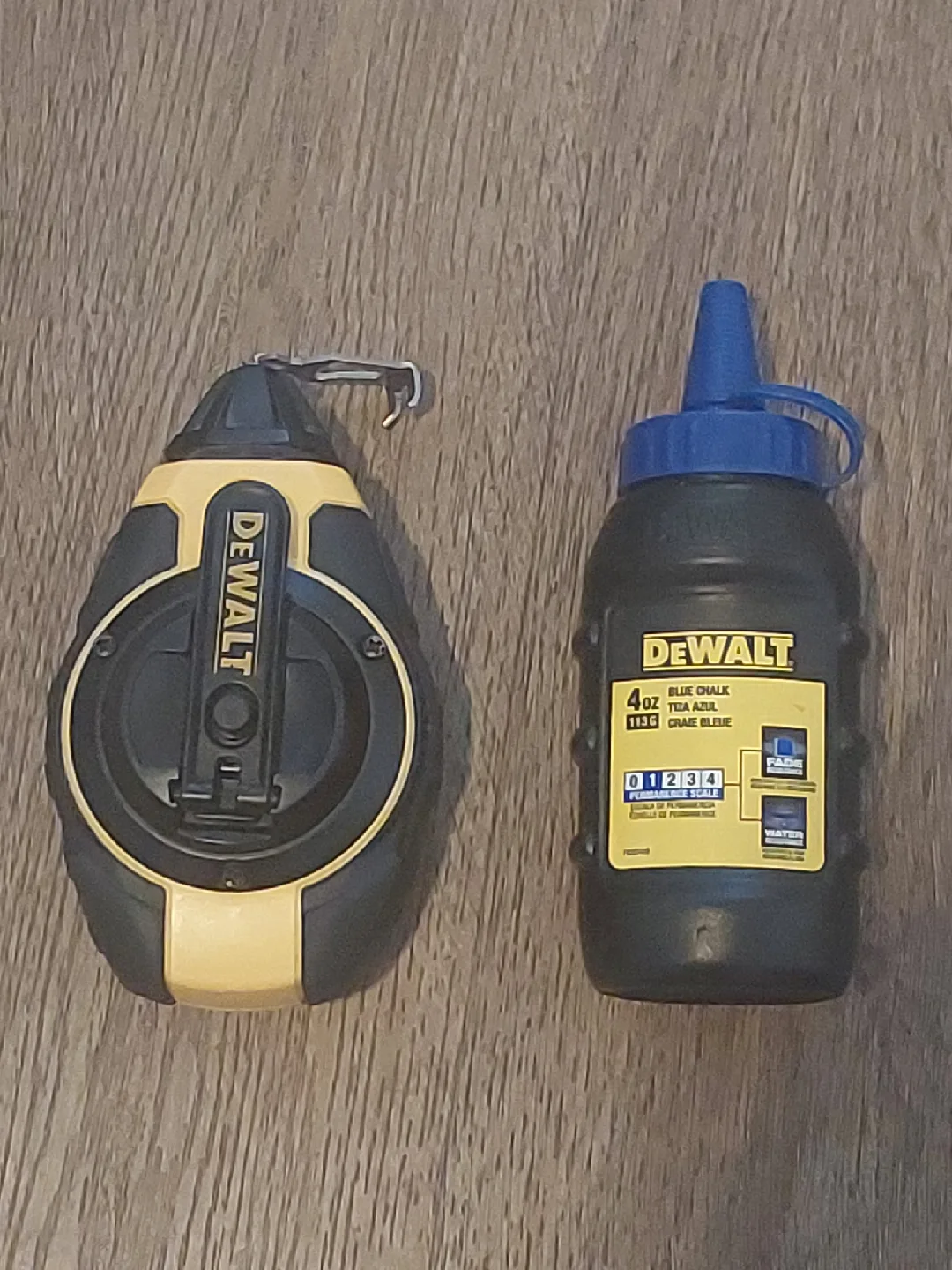 DeWalt Chalk Reel and Blue Chalk Brand new thumbnail