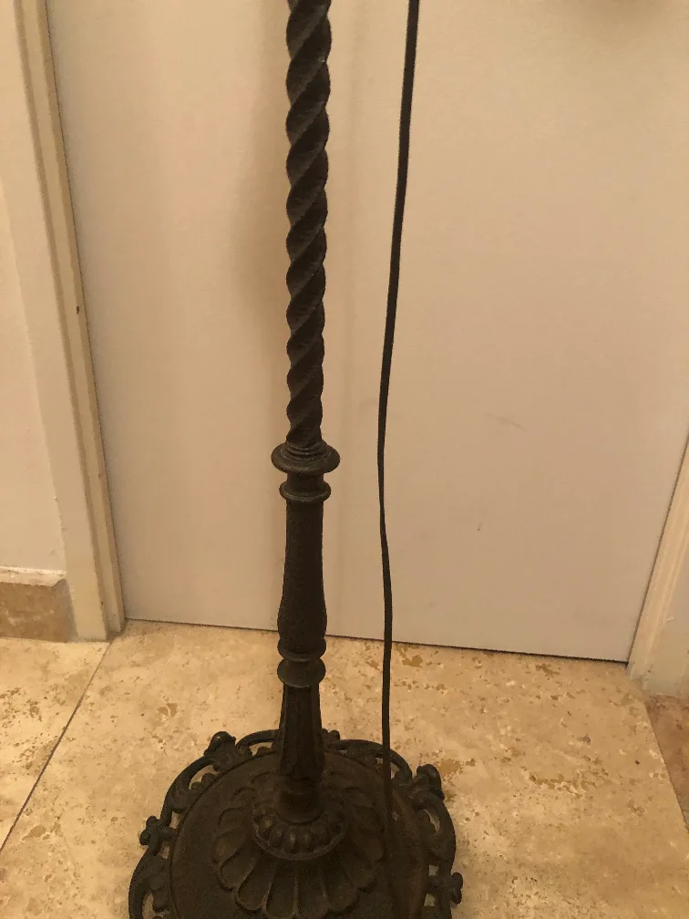 1920s Rembrandt Iron bridge Arm Floor lamp image indicator(4)