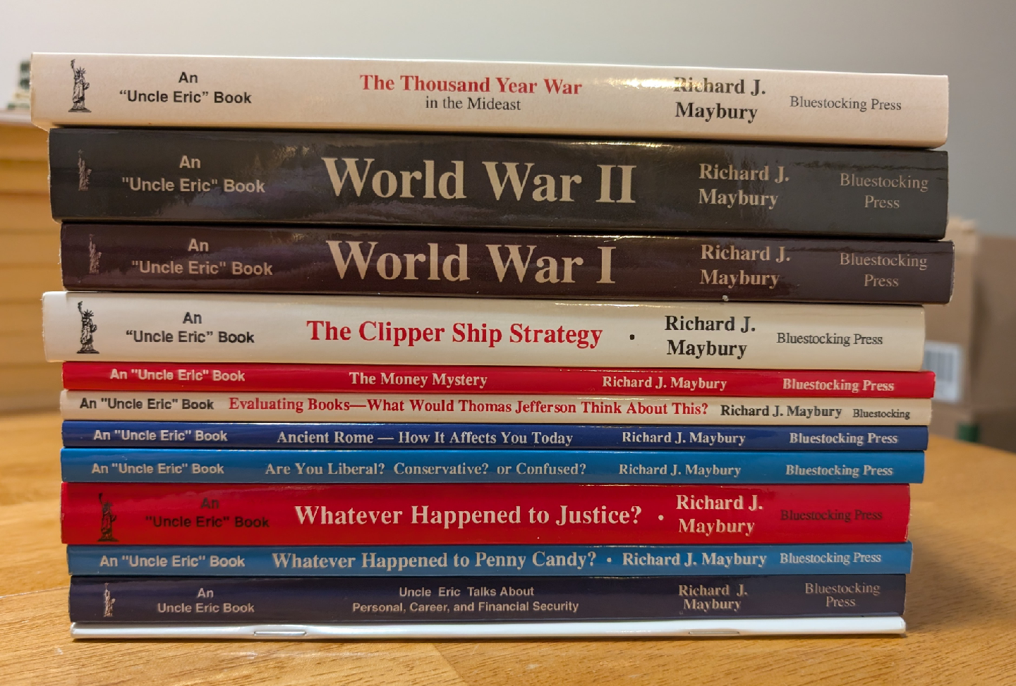 FIRE SALE !! Uncle Eric Book Collection by Richard J. Maybury - photo 2