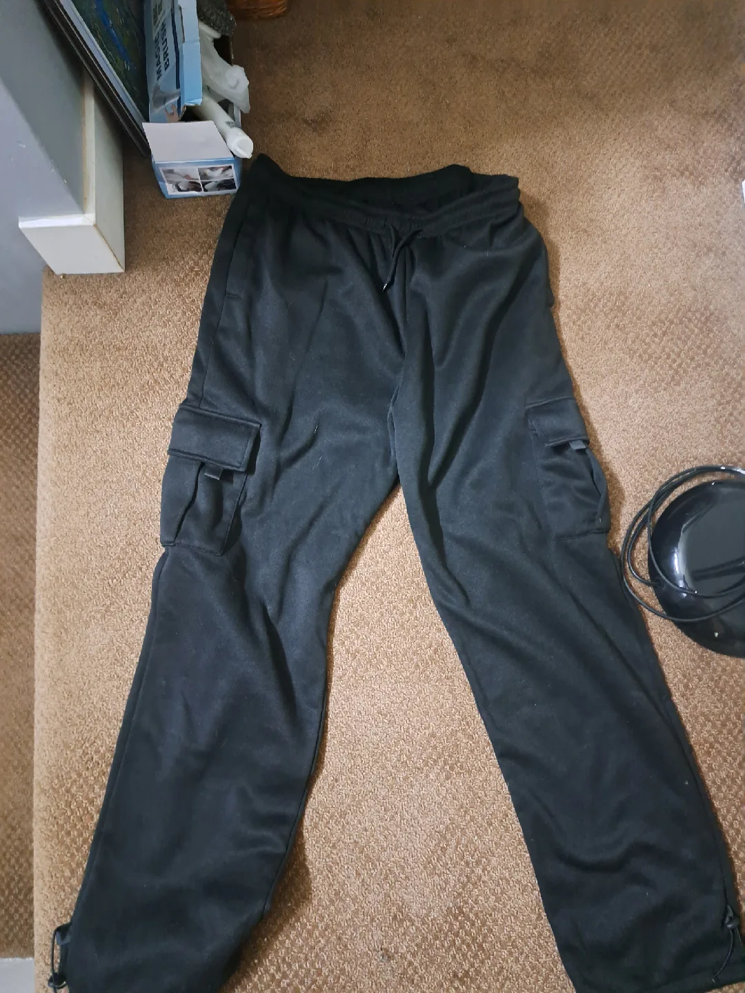 Black Cargo Pants - XXL thumbnail