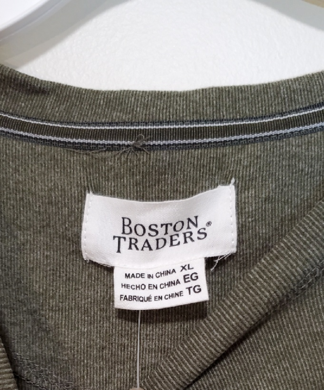 New Boston Traders Olive Green Pullover - XL - photo 4
