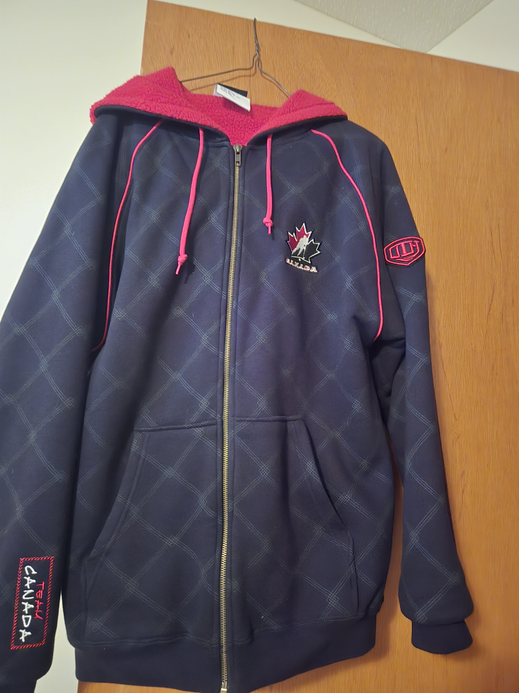 Canada Full-Zip Hoodie, Navy & Red - photo 2