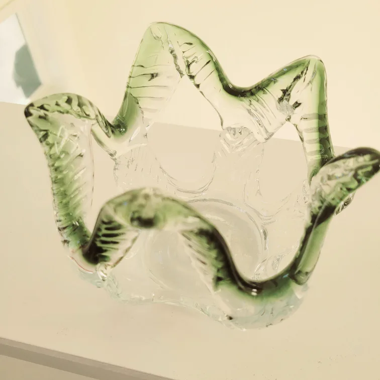 Glass Green Candle Holder image indicator(2)