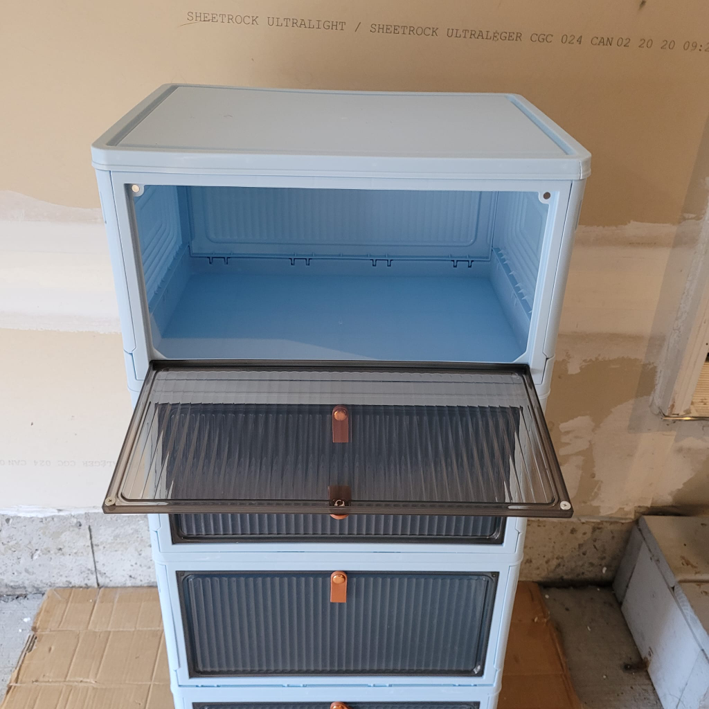 Stackable Storage Drawer Cabinet with Wheels - photo 5
