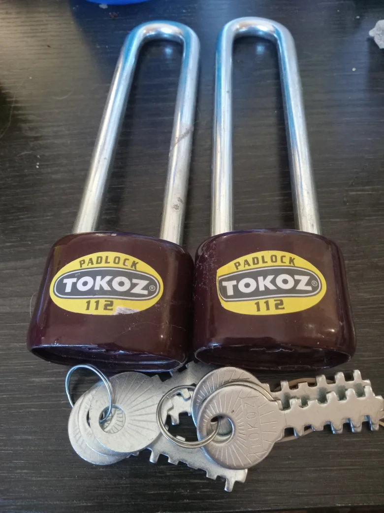 Tokoz 112 Padlocks - Set of Two with Keys image indicator(2)