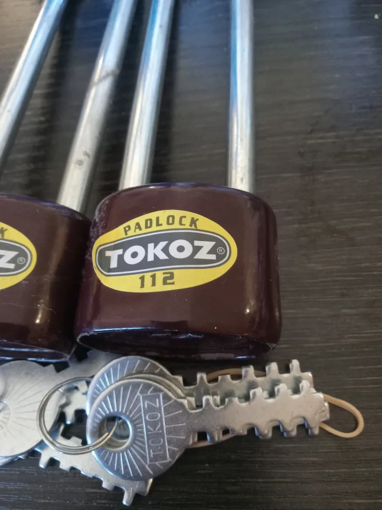 Tokoz 112 Padlocks - Set of Two with Keys image indicator(3)