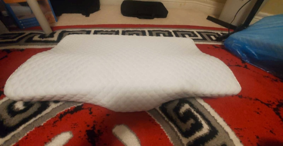 White Quilted Pillow